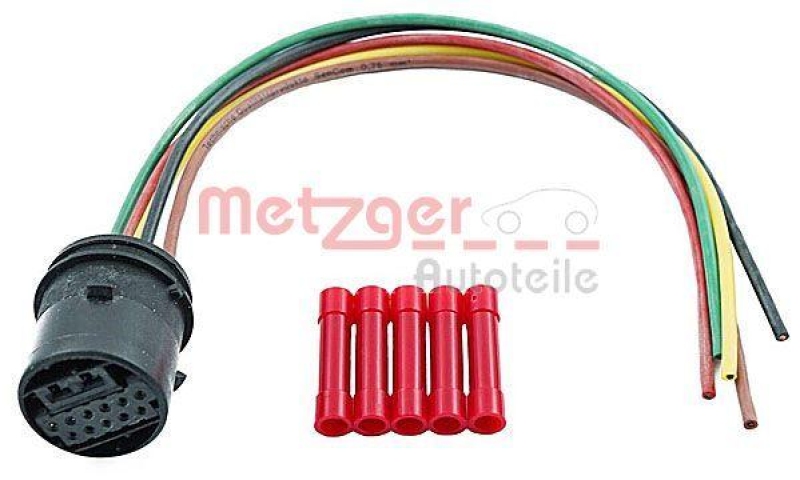 METZGER 2321028 Kabelreparatursatz, Tür für OPEL hinten OHNE FALTENBALG