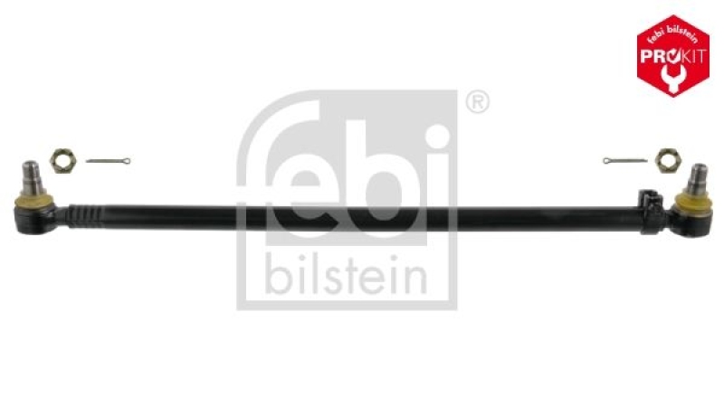 FEBI BILSTEIN 35151 Lenkstange mit Kronenmuttern und Splinten, vom Lenkgetriebe zur 1. Vorderachse für M A N