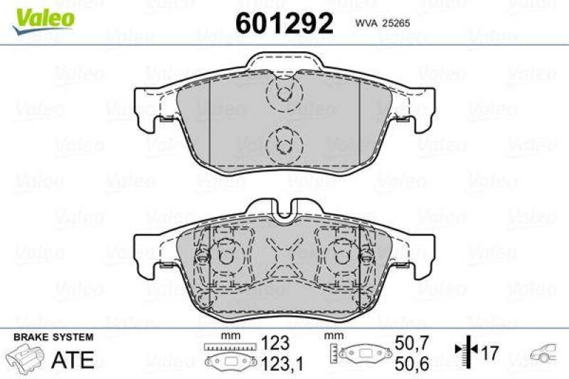 VALEO 601292 SBB-Satz PREMIUM