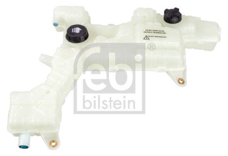 FEBI BILSTEIN 109553 Kühlerausgleichsbehälter mit Deckeln für RENAULT (RVI)