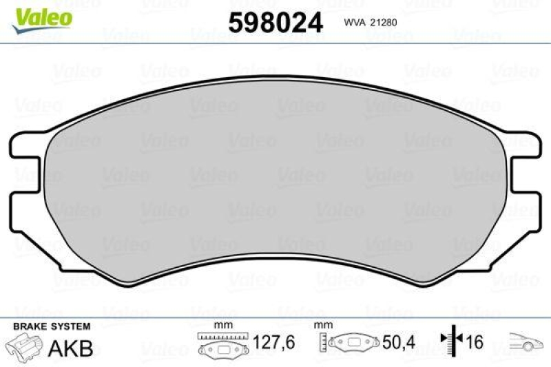 VALEO 598024 SBB-Satz PREMIUM