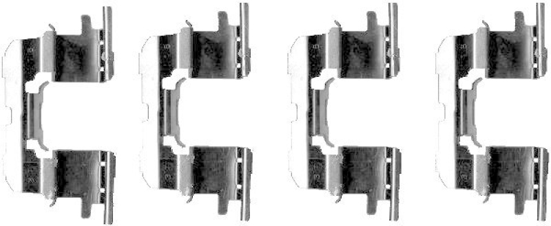 HELLA 8DZ 355 202-691 Zubehörsatz Scheibenbremsbelag