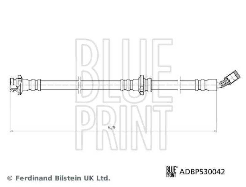 BLUE PRINT ADBP530042 Bremsschlauch f&uuml;r NISSAN