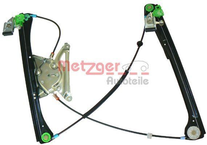 METZGER 2160029 Fensterheber Ohne Motor für AUDI vorne rechts