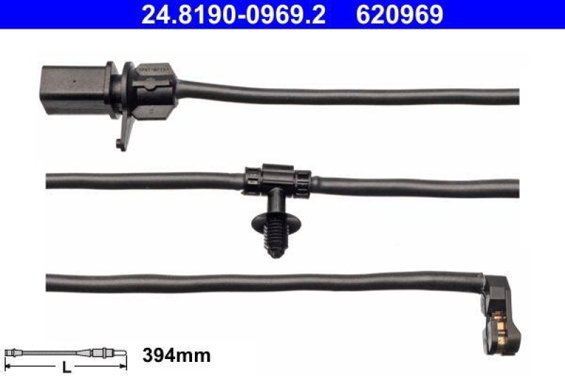 ATE 24.8190-0969.2 Warnkontakt für AUDI A4 (8W2, B9) + Avant