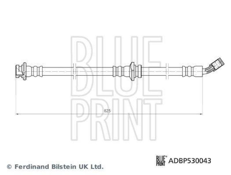 BLUE PRINT ADBP530043 Bremsschlauch f&uuml;r NISSAN