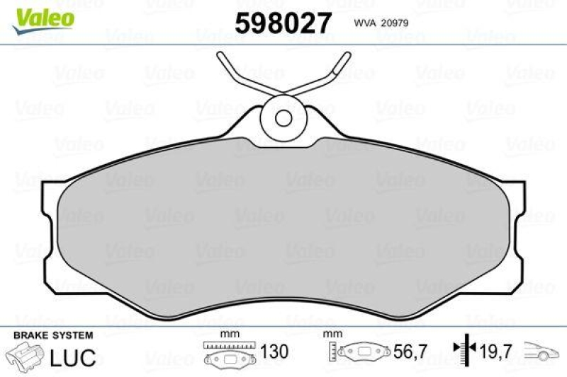 VALEO 598027 SBB-Satz PREMIUM