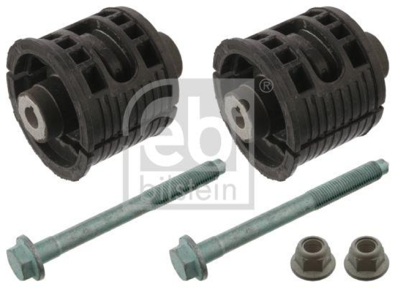 FEBI BILSTEIN 43744 Achskörperlagersatz mit Schrauben und Muttern für VW-Audi