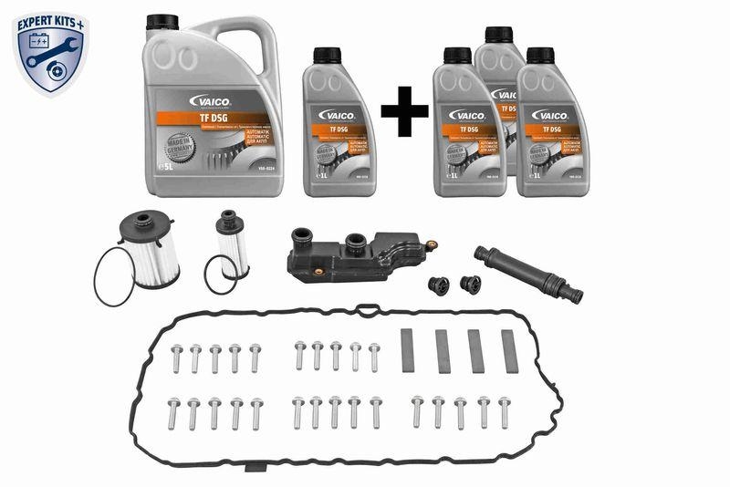 VAICO V10-5390-xxL Teilesatz, Automatikgetriebe-Ölwechsel 7-Gang S-Tronic (Dl382) für VW