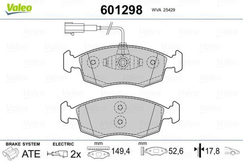 VALEO 601298 SBB-Satz PREMIUM