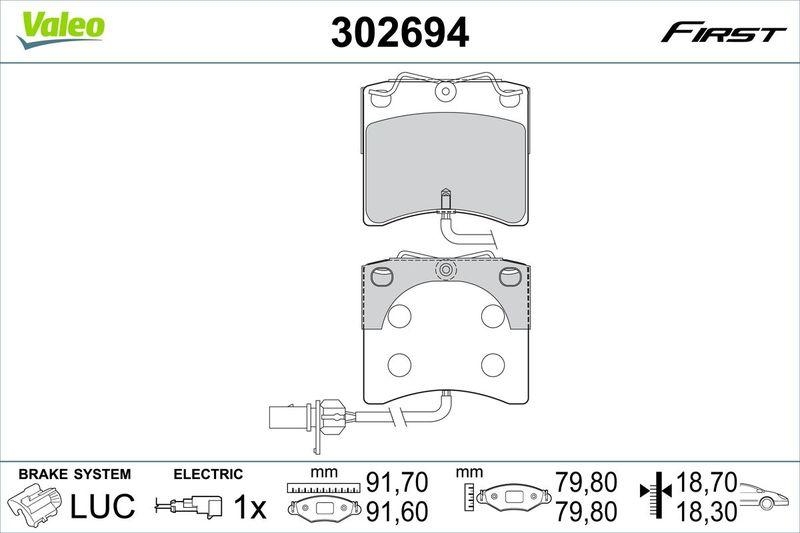 VALEO 302694 SBB-Satz - FIRST