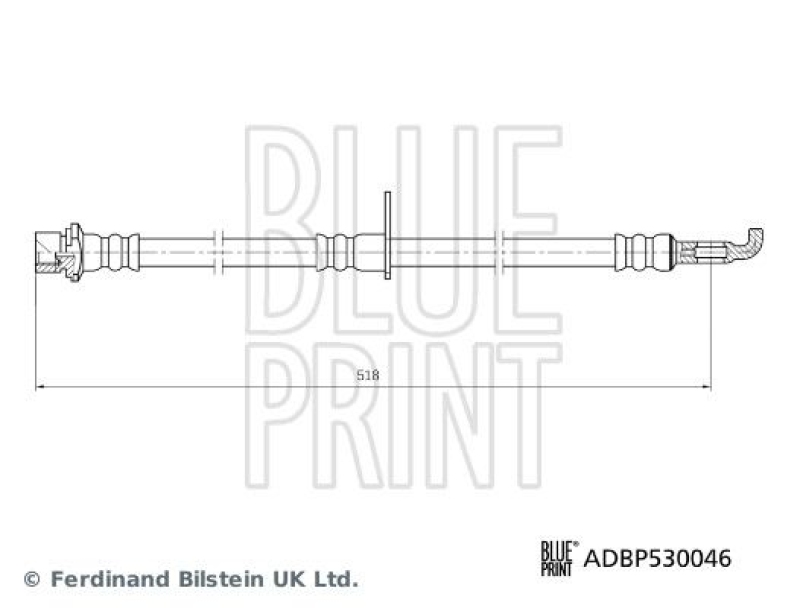 BLUE PRINT ADBP530046 Bremsschlauch f&uuml;r TOYOTA