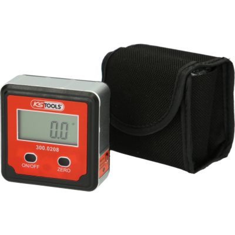 KS TOOLS 300.0208 Digital-Wasserwage mit Winkel