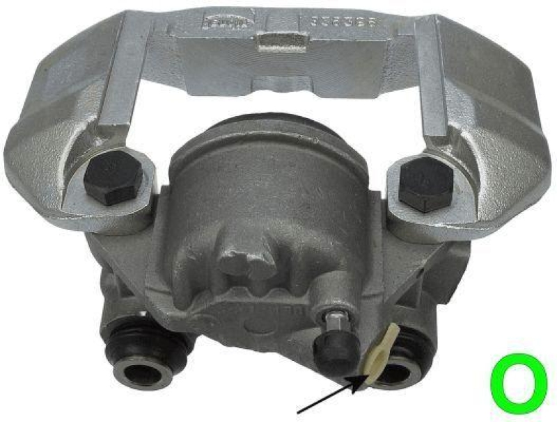 HELLA 8AC 355 388-081 Bremssattel für PEUGEOT 106 I (1A/1C)