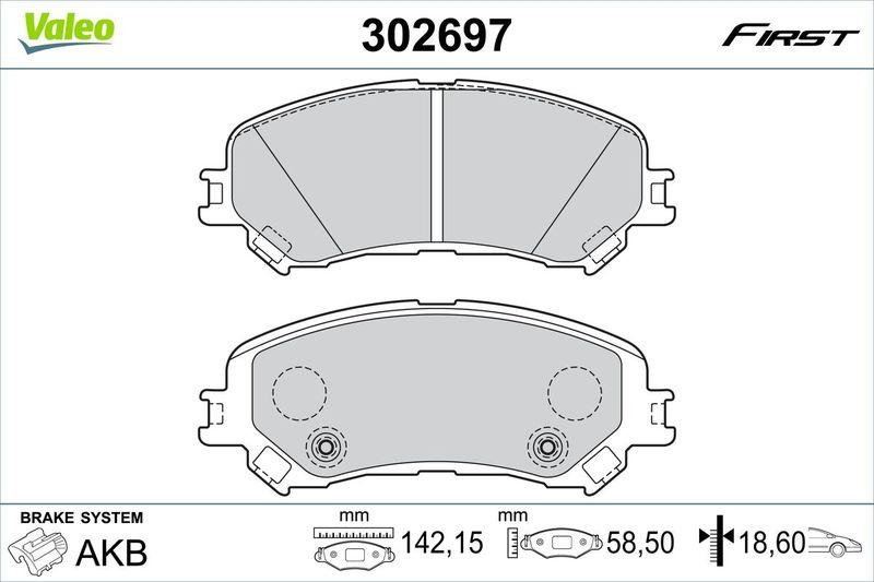 VALEO 302697 SBB-Satz - FIRST