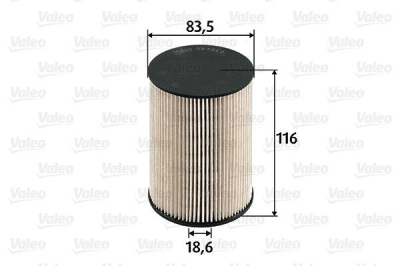 VALEO 587919 Kraftstofffilter, Diesel