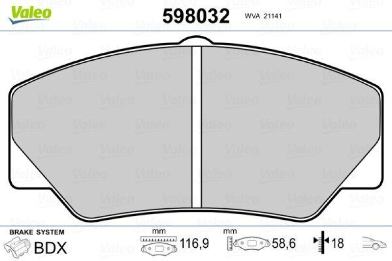 VALEO 598032 SBB-Satz PREMIUM