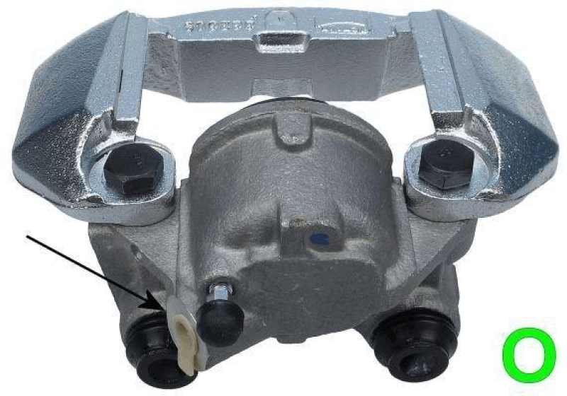 HELLA 8AC 355 388-091 Bremssattel für PEUGEOT