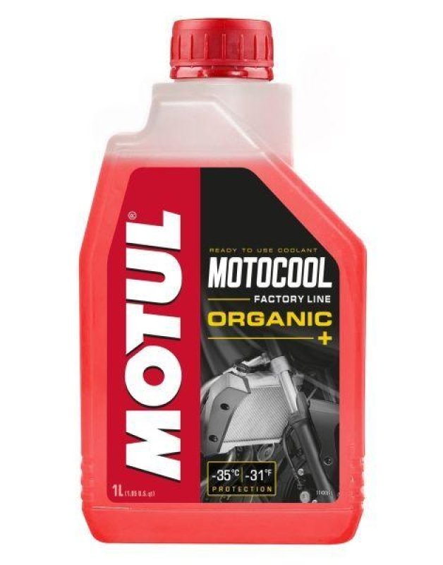 MOTUL 111034 Kühlerfrostschutz Motocool Factory Line Organic+ Kanister 1L