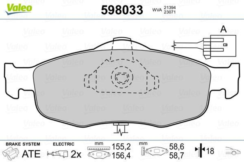 VALEO 598033 SBB-Satz PREMIUM