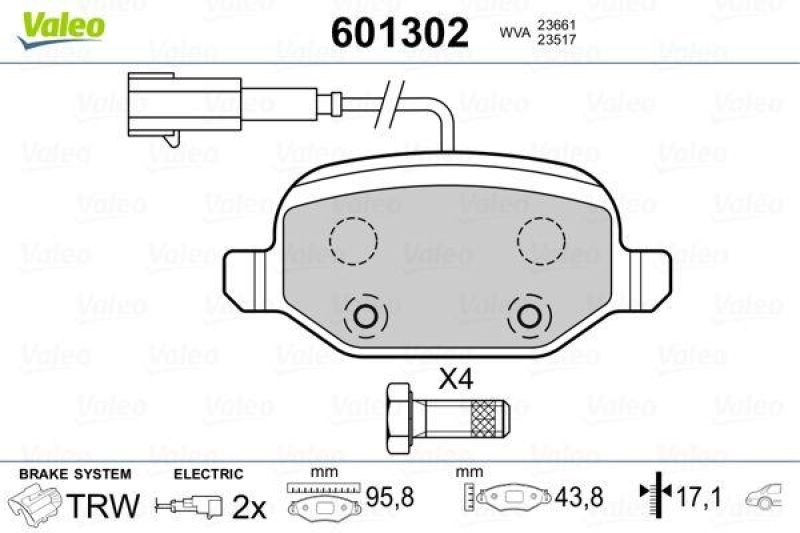 VALEO 601302 SBB-Satz PREMIUM