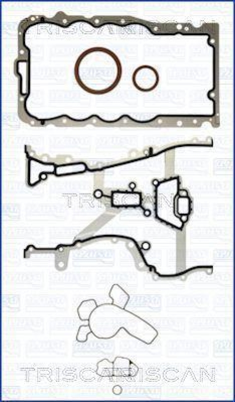 TRISCAN 595-5091 Dichtungssatz für Opel