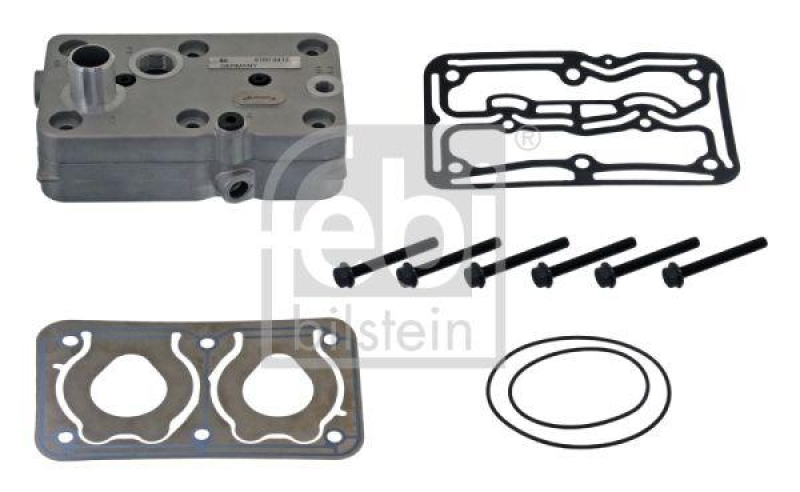 FEBI BILSTEIN 37847 Zylinderkopf für Luftpresser, mit Ventilplatte für Mercedes-Benz