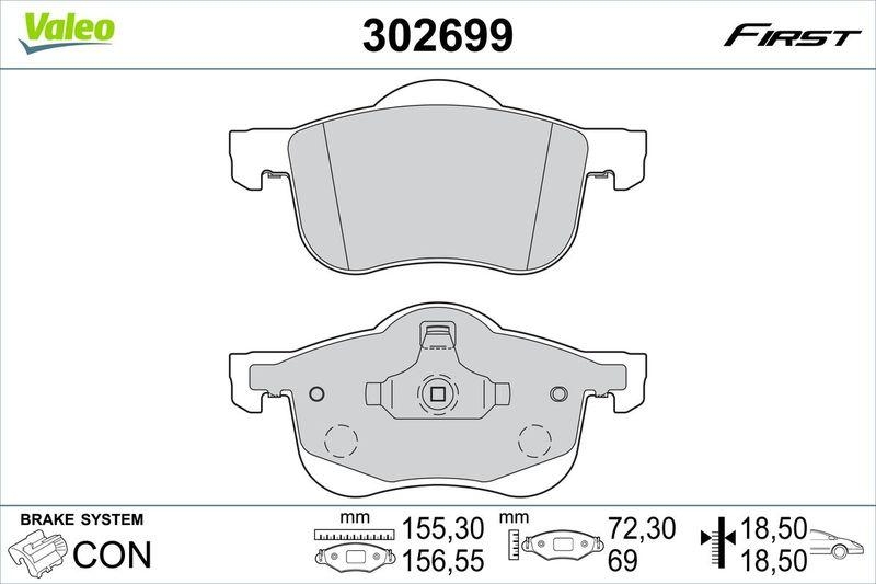 VALEO 302699 SBB-Satz - FIRST