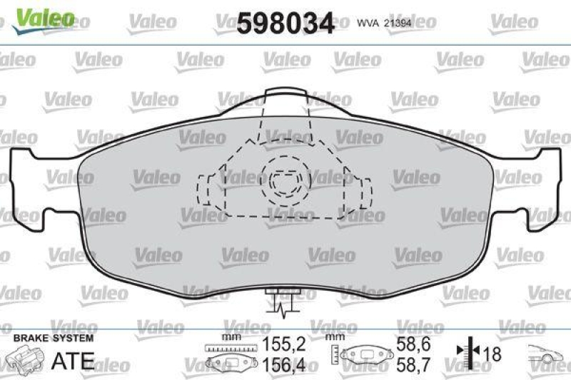 VALEO 598034 SBB-Satz PREMIUM