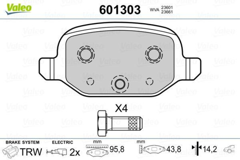 VALEO 601303 SBB-Satz PREMIUM