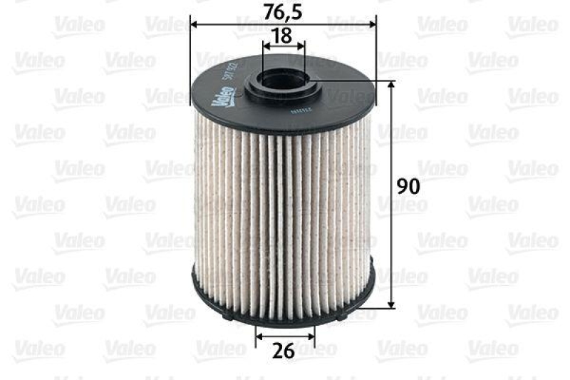 VALEO 587922 Kraftstofffilter, Diesel