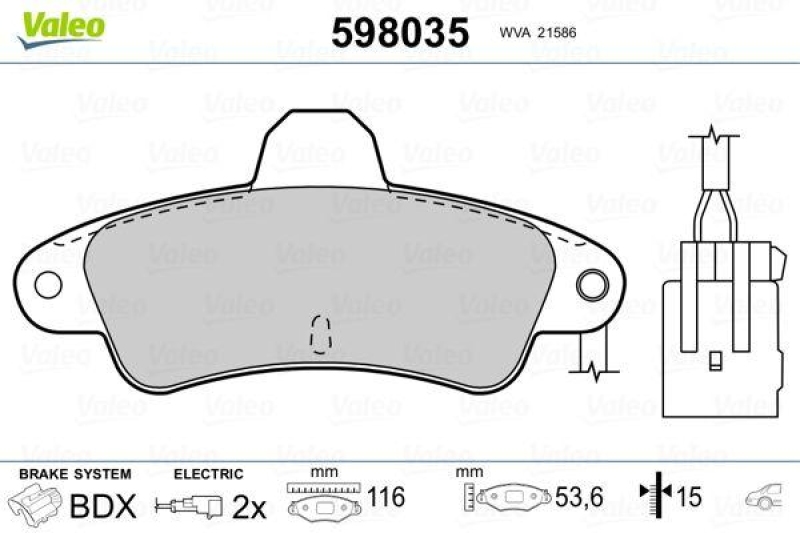 VALEO 598035 SBB-Satz PREMIUM