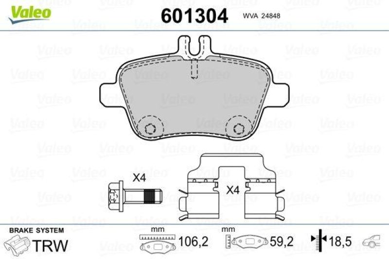 VALEO 601304 SBB-Satz PREMIUM