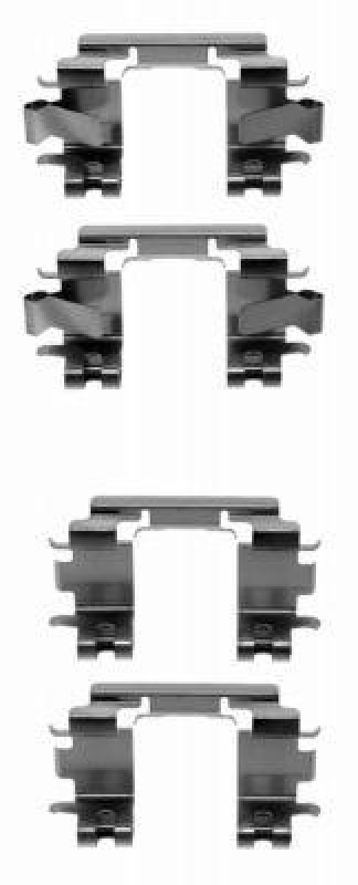 HELLA 8DZ 355 202-831 Zubehörsatz Scheibenbremsbelag