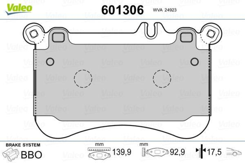 VALEO 601306 SBB-Satz PREMIUM