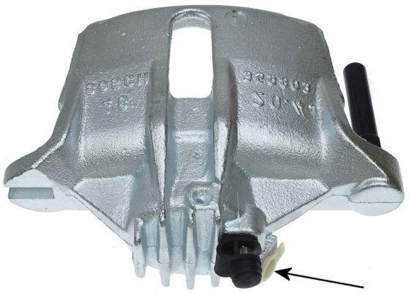 HELLA 8AC 355 388-141 Bremssattel für PEUGEOT 206 (2A/C)