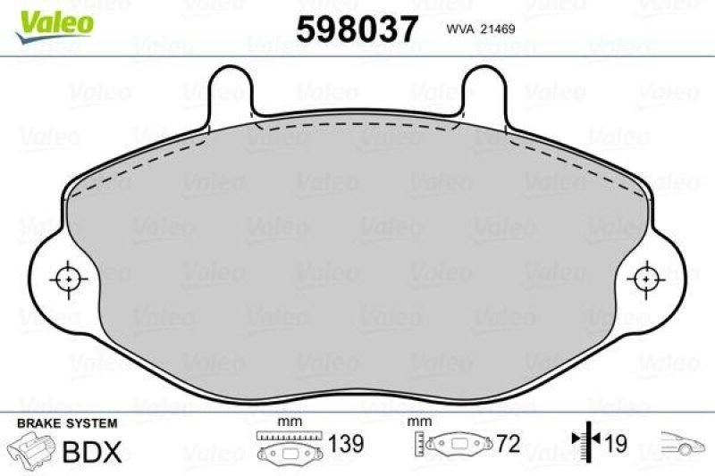 VALEO 598037 SBB-Satz PREMIUM