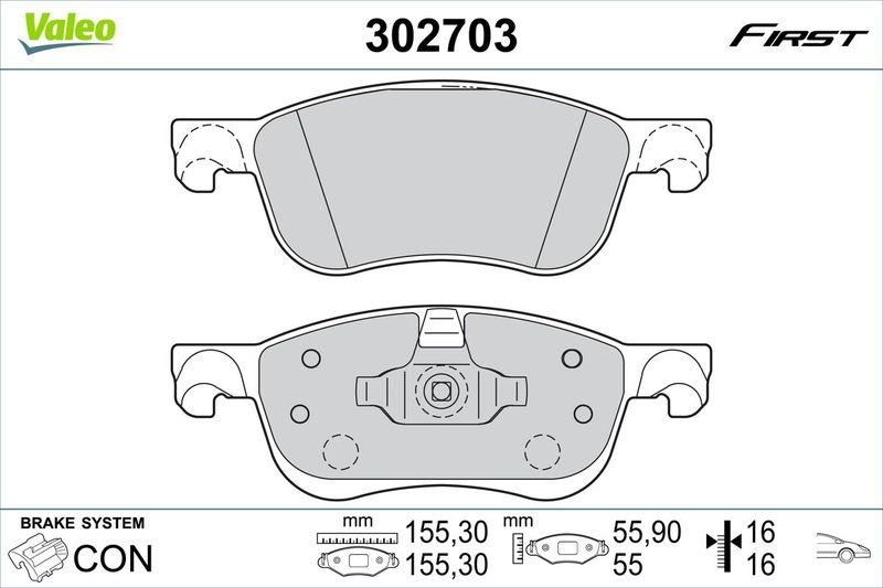 VALEO 302703 SBB-Satz - FIRST