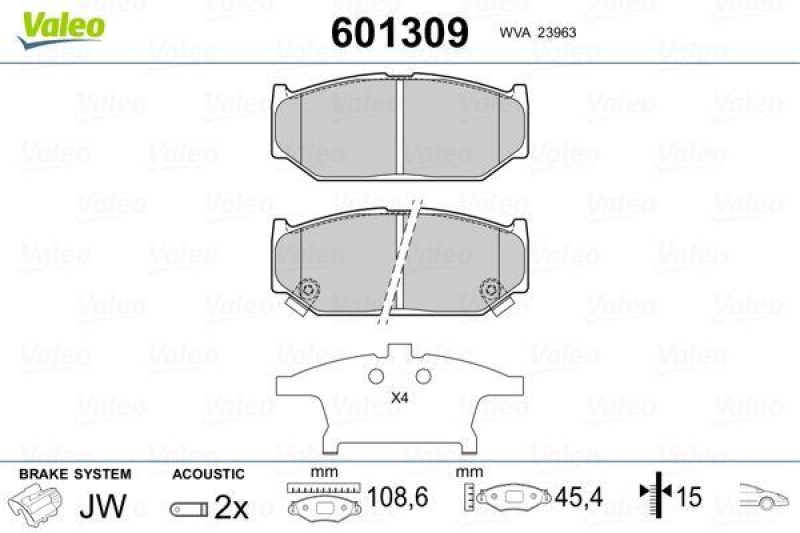 VALEO 601309 SBB-Satz PREMIUM