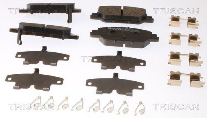 TRISCAN 8110 40074 Bremsbelag Hinten für Honda