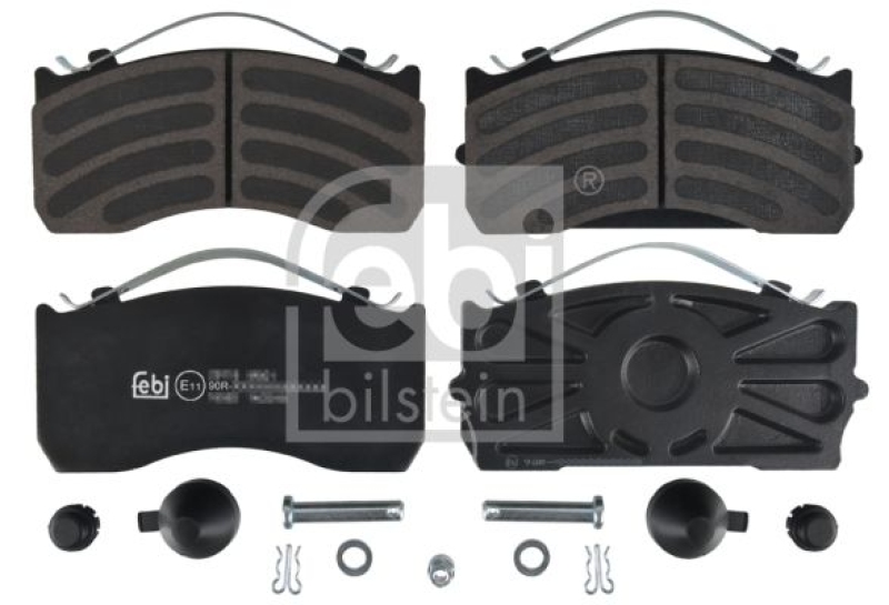 FEBI BILSTEIN 16592 Bremsbelagsatz mit Anbaumaterial für Mercedes-Benz