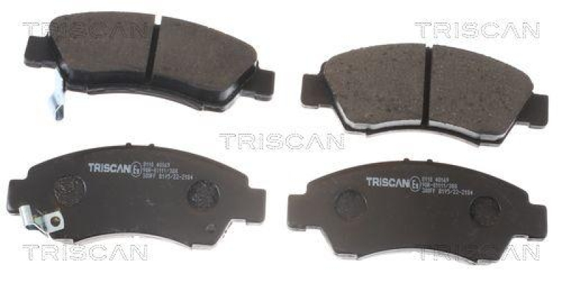 TRISCAN 8110 40169 Bremsbelag Vorne für Honda Civic