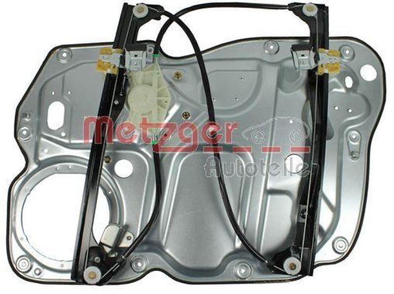 METZGER 2160365 Fensterheber Ohne Motor Mit Platte für VW vorne links