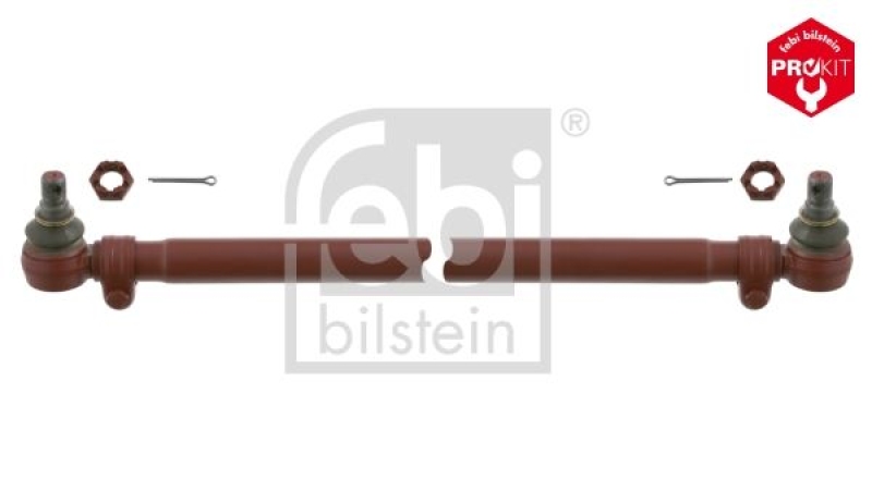 FEBI BILSTEIN 23897 Spurstange mit Kronenmuttern und Splinten für Mercedes-Benz