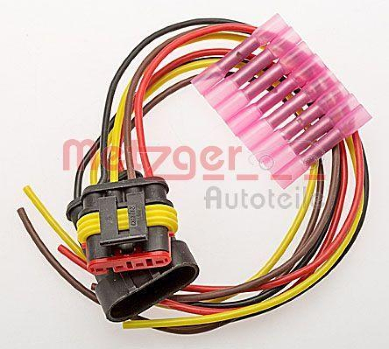 METZGER 2323017 Reparatursatz Kabelbaum, Stecker 4 Polig für ALFA/AUDI/BMW/FIAT/VW MIT SILIKONKABEL