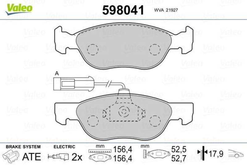 VALEO 598041 SBB-Satz PREMIUM