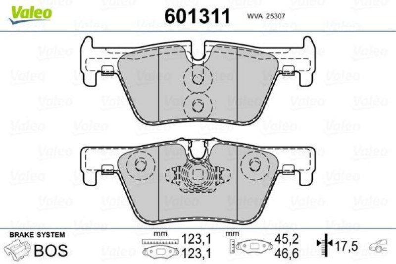 VALEO 601311 SBB-Satz PREMIUM