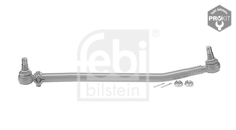 FEBI BILSTEIN 03409 Lenkstange mit Kronenmuttern und Splinten, vom Lenkgetriebe zur 1. Vorderachse für Volvo