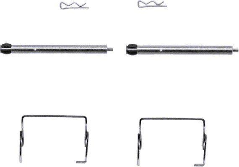 HELLA 8DZ 355 202-901 Zubehörsatz, Scheibenbremsbelag für RENAULT