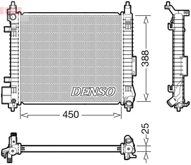 DENSO DRM46061 Kühler NISSAN MICRA IV (K13_) (11-)